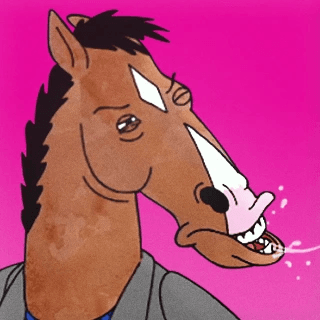 Sad horse